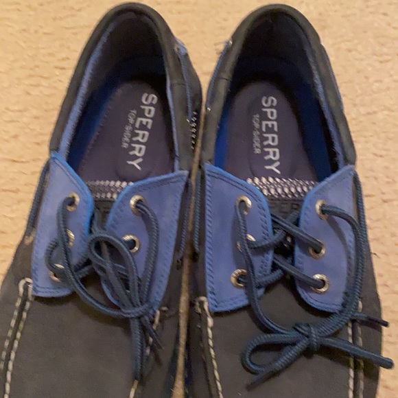 Blue Sperrys sz 11 - Picture 7 of 7